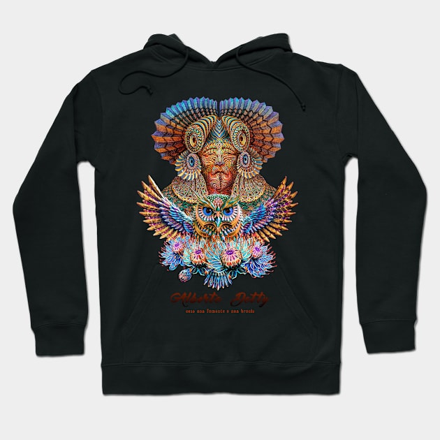 SHAMAN totemic #002 Hoodie by Alberto Dotty